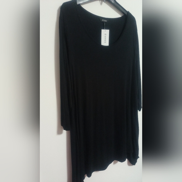 New Black Tunic Dress / 2X - Picture 1 of 10